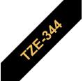 Compatível com Brother TZE-344 Dourado / Preto TZ-344