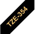 Compatível com Brother TZE-354 Dourado / Preto TZ354