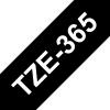 Compatível com Brother TZE-365 Branco / Preto TZ-365