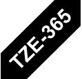 Compatível com Brother TZE-365 Branco / Preto TZ-365