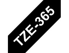 Compatível com Brother TZE-365 Branco / Preto TZ-365