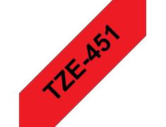 Compatível com Brother TZE-451 Preto / Vermelho TZ-451