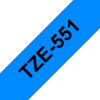 Compatível com Brother TZE-551 Preto / Azul TZ-551