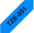 Compatível com Brother TZE-551 Preto / Azul TZ-551