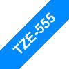 Compatível com Brother TZE-555 Branco / Azul TZ-555