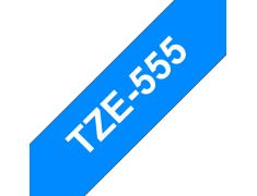 Compatível com Brother TZE-555 Branco / Azul TZ-555