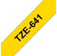 Compatível Brother TZE-641 Preto / Amarelo TZ-641
