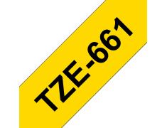 Compatível com Brother TZE-661 Preto / Amarelo TZ-661
