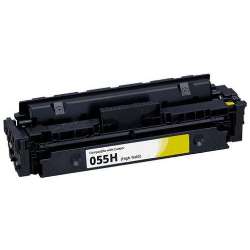 Compatível Canon 055H Amarelo (com chip)