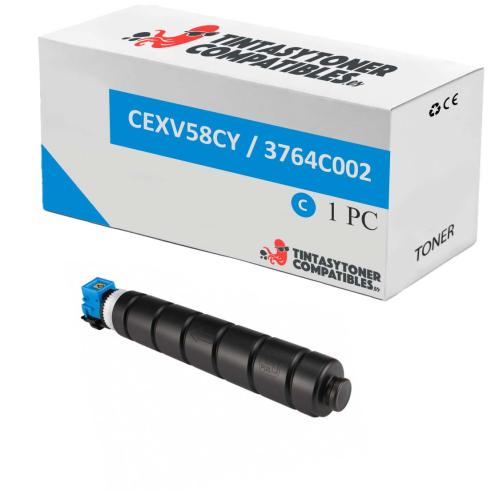 Compatível Canon CEXV58 Ciano