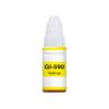 Frasco de tinta pigmentado amarelo CANON GI-590 compatível