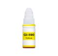 Frasco de tinta pigmentado amarelo CANON GI-590 compatível