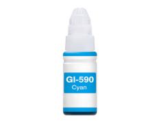 Frasco de tinta pigmentado ciano para CANON GI-590 compatível