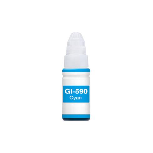 Frasco de tinta pigmentado ciano para CANON GI-590 compatível