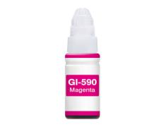 Frasco de tinta pigmentado magenta compatível com CANON GI-590