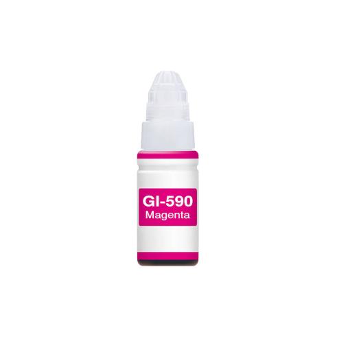 Frasco de tinta pigmentado magenta compatível com CANON GI-590
