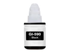 Frasco de tinta pigmentado preto CANON GI-590 compatível