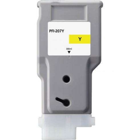 Compatível Canon PFI 207 Amarelo Pigmentado
