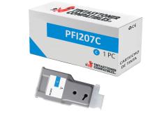 Compatível Canon PFI 207 Ciano Pigmentado