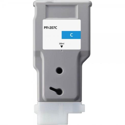 Compatível Canon PFI 207 Ciano Pigmentado