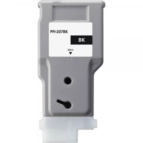 Compatível Canon PFI 207 Preto Pigmentado