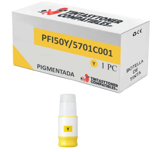 Compatível Canon PFI050 Frasco de Tinta Amarelo