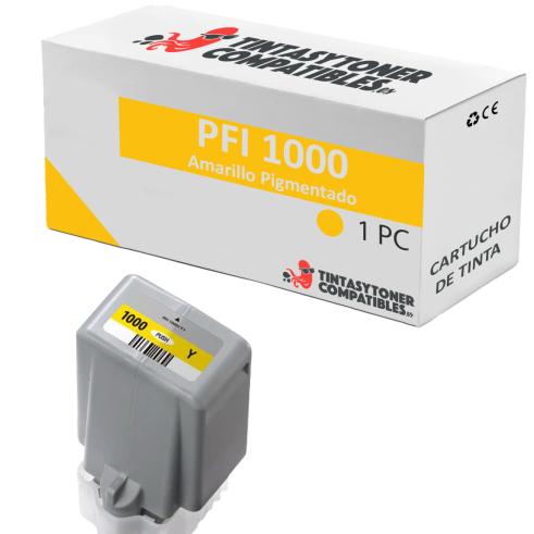 Compatível com Canon PFI1000 pigmentado Amarelo
