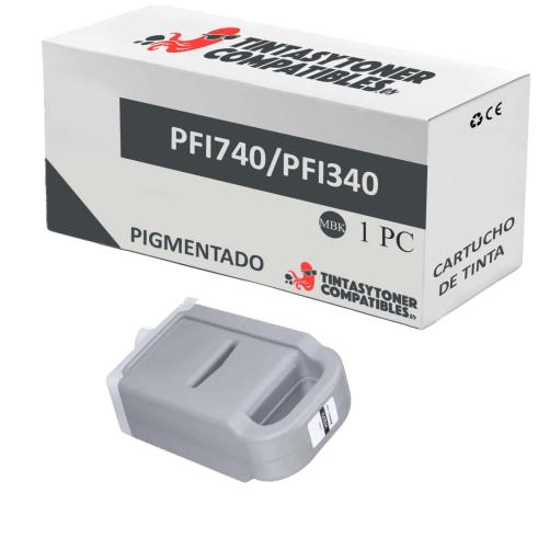 Compatível com Canon PFI740/PFI340 Preto Fosco Pigmentado