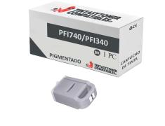 Compatível com Canon PFI740/PFI340 Preto Pigmentado