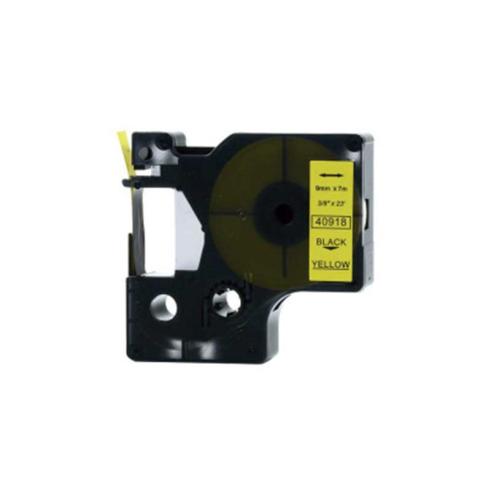 Compatível Dymo D1 40918 Preto / Amarelo