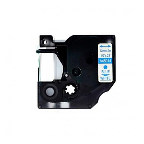 Compatível Dymo D1 45014 Azul / Branco