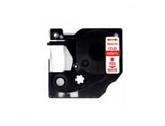 Compatível Dymo D1 45015 Vermelho / Branco