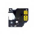 Compatível Dymo D1 45018 Preto / Amarelo