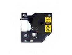 Compatível Dymo D1 45018 Preto / Amarelo