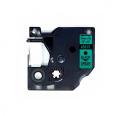 Compatível Dymo D1 45019 Preto / Verde