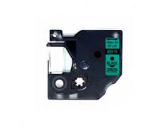 Compatível Dymo D1 45019 Preto / Verde
