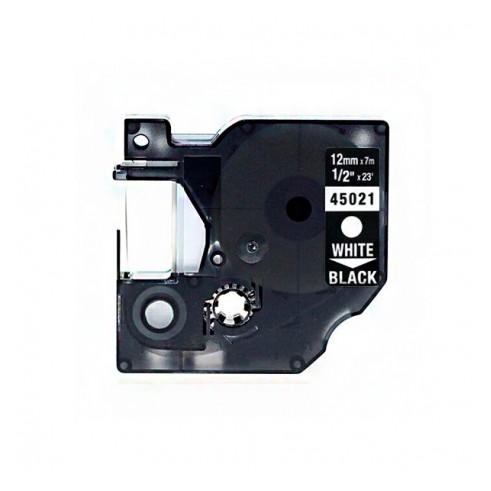 Compatível Dymo D1 45021 Branco / Preto