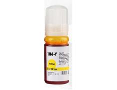 Frasco de tinta Amarelo Epson 104 compatível