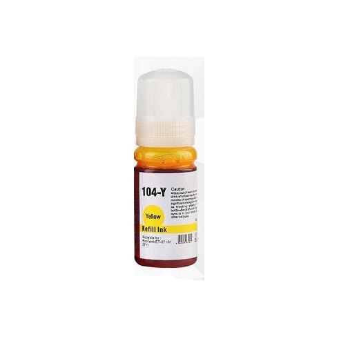 Frasco de tinta Amarelo Epson 104 compatível