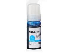 Frasco de tinta Cyan Epson 104 compatível