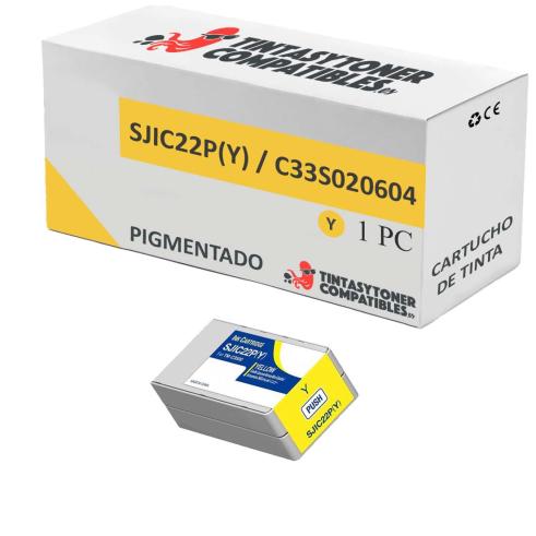Compatível com Epson SJIC22P Pigmentado Amarelo