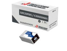 Compatível com Epson SJIC22P Pigmentado Preto