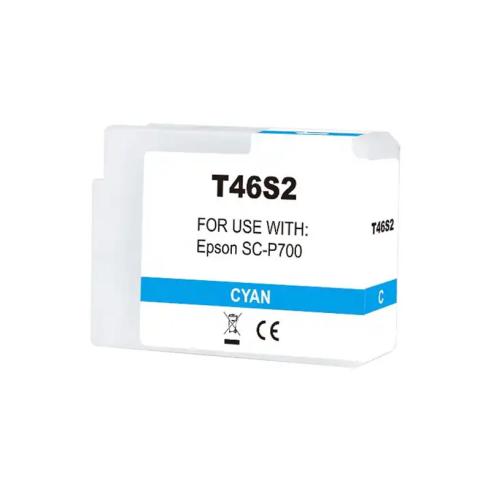 Compatível Epson T46S2 Ciano