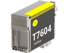 Cartucho de tinta compatível com Epson T7604 AMARELO