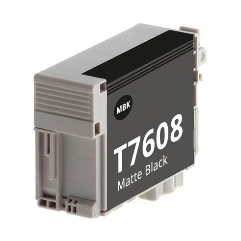 Tinteiro Epson T7608 MATT BLACK compatível