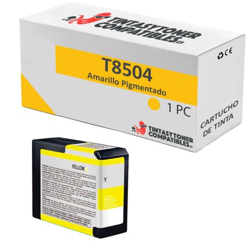 EPSON T8504 pigmentado amarelo compatível