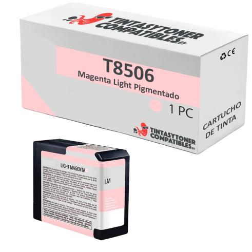 Compatível com EPSON T8506 magenta pigmentado claro