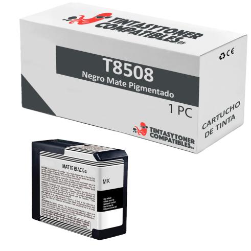 Compatível com pigmentação preta fosca EPSON T8508
