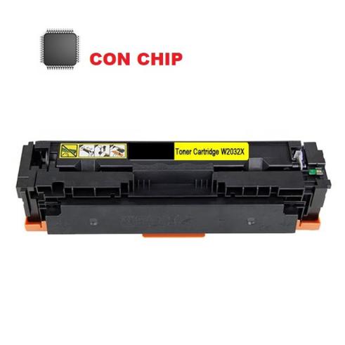 Compatível HP 415X / W2032X Amarelo (com chip)