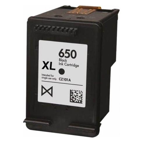 Compatível com HP 650 XL preto remanufaturado